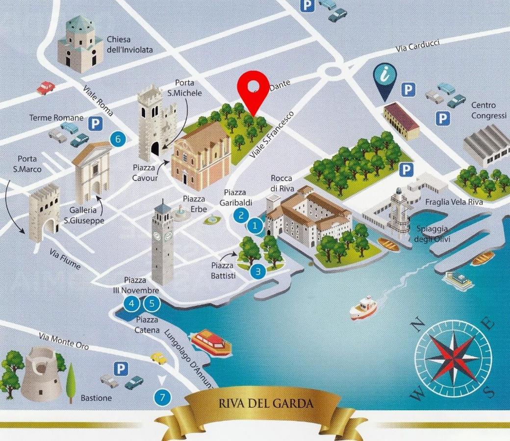 Hotel Giardino Verdi ريفا ديل غاردا المظهر الخارجي الصورة